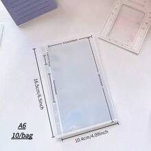 A8 A7 A6 M5 High Clear Refill Pages Thick Card Sleeves For Photo Cards Binder Inner Sheets For Star Card Collectors - Style 1 - View 10
