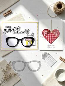 Set Of 6 Metal Cutting Dies Decorative Embossing Die-Cut For Photo Album Invitation Card Making, DIY Handmade Scrapbook Crafts Stencil Supplies - As Shown In the Picture - View 2