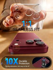 1pc Camera Lens Glass Protector Film, Compatible With IPhone 18 Pro Max 18 Pro/17 Pro Max/17 Pro/17/16 Pro Max/16 Pro/16 Plus/16/15 Pro Max/15 Pro/15 Plus/15/14 Pro Max/14 Pro/14 Plus/14/13 Pro Max/13 Pro/13 Mini/12 Pro Max/12 Mini/11 Pro/11 Series, Camera Lens Protector Film, Tempered Glass Cover, Anti-Glare For Night Photography, 3D Stereoscopic, Camera Protection 2pcs - Clear - View 2