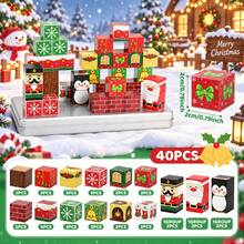80pcs Christmas Travel Magnetic Building Blocks, DIY Stacking Toy, Magnetic Construction Toy, STEM Learning Blocks Set With Storage Box, Learning To Build, Blocks Help Develop Imagination, Enhance Hands-On Ability And Creativity, Suitable As Back To School Gift, Birthday Gift, Christmas Gift, New Year Gift For Boys And Girls - Multicolor - View 9