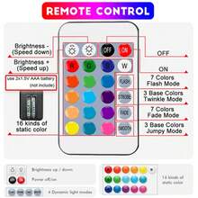 Acosh Neon USB 5050 SMD RGB LED Strip Lights, 24 Key Remote Control Flexible LED Tape, Color Changing Ambient Lighting For Bedroom TV Backlight Christmas Party Home Decoration - RGB - View 9