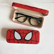 1pc Spider Web Pattern Glasses Case, Hard Shell Glasses Storage Box, Ideal Gift For Daily Carrying, Travel Shock-Absorbing Lens Protectors, Birthdays, Halloween, And Christmas Gifts. - Multi-color - View 9