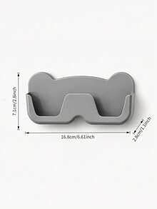 Wall-Mounted Eyeglass Storage Rack, Self-Adhesive Eyeglass Storage Holder, No-Drill Fashion Eyeglass Storage Box, Space-Saving Eyeglass Rack, Suitable For Bedroom, Bathroom, Office, Home Entryway Storage Box, Suitable For Bedside, Bathroom, Living Room And Bathroom Storage - Multicolor - View 7