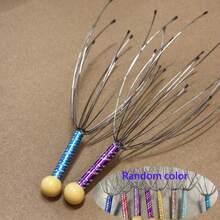 1個章魚頭按摩器，靈魂舒壓頭皮抓癢器，止癢舒緩工具 - 顏色隨機 - 查看 17