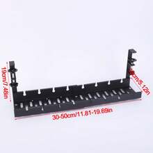 No Drill Cable Tray With Clamp Under Desk Cable Management Tray Wire Management - View 6