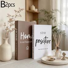 2/3pcs Home Fashion Realistic Book Decor, Luxury Decorative Books, Living Room Decor, Home Decor, Coffee Table Books, Modern Fashion Decorative Books, Stackable Display Books, Hotel Decor, Gift - Decor Book - View 6