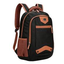 1 Pieza Mochila Hombre Impermeable Gran Capacidad Correas Acolchadas Transpirable Multibolsillos Para Escuela Viaje Y Negocios - B1511 - Ver 2