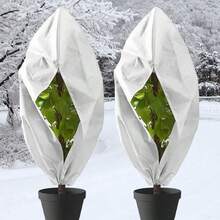 Winter Plant Cover Blanket: Thickened Non-Woven Fabric Frost Cover, With Thermal Insulation And Moisture-Proof Functions. Protects Shrubs, Roses And Delicate Plants From Low Temperature Frost Damage. - A - View 5