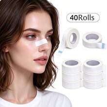 8 Gulungan Plester Hidung Non-Woven untuk Pembentukan Hidung Rhinoplasti, Plester Kertas Hipoalergenik, Plester Mikropori Bernapas, Perekat (Putih) - Putih - View 9