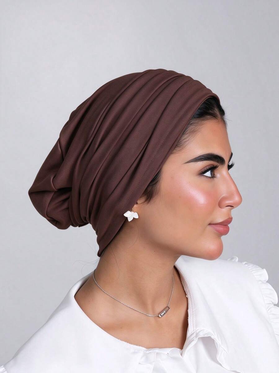 1pc Instant Triangle Hijab One-Piece Slip-On Headscarf. Quick Wrap ...