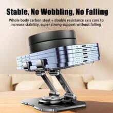 Universal Metal Tablet Stand Holder Adjustable Foldable Desktop Lazy Phone Bracket Mount For IPad - View 6