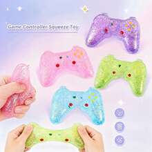 4pcs Game Console Shaped Squeeze Toys, Red Green Blue Purple 4 Colors ...