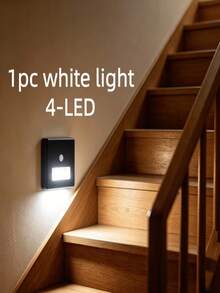 6pcs Motion Sensor LED Wall Lights, Suitable For Stairs, Bedroom, Hallway, Bathroom, Corridor And Cabinet, Auto On/Off When Motion Detected, Ideal For Night Lighting - Motion Sensor Wall Light - View 9