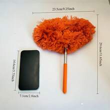 Ceiling Fan Duster With Telescopic Pole - Detachable Brush Head, Easy To Clean - Suitable For RV And Home Use - D - View 9