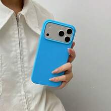 新款奢華防震親膚酒紅色手機殼，適用於 iPhone 18 Pro、17、16、15 Pro、14 Plus、13、12、11、17 Pro Max、Air、XR、XS Max、X/XS、7/8 Plus、7/8，防摔光滑保護殼，耐摔設計，親膚材質，海軍藍，生日派對禮物 - 天藍 - 查看 3