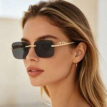 [H0YN] Brand Design Fashion Rimless High-End Glasses, Suitable For All Seasons, Elegant High-End Unisex Glasses, Fashion Gift - Fashion Accessory - Multicolor - View 2