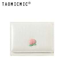 Women's Trifold Short Wallet, Cute 3D Fruit Decor PU Material, Multiple Card Slots With Photo Window, Sweet Fashionable Small Wallet, Suitable For Daily Use - Multicolor - View 11