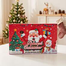 24-Grid Dinosaur Christmas Advent Calendar, Christmas Countdown Toy Blind Box, Mini Dinosaur Toy Surprise Box, Christmas Stocking Stuffer, Children's Birthday Gift Party Favor - Multicolor - View 12