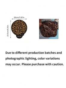 2pcs Leopard Print Folding Fans With Storage Box, Portable Handheld Fan, Suitable For Outdoor, Makeup, Cosplay, Birthday Party, Queueing Scenes, Can Be Used As Princess Gift - Multicolor - View 11