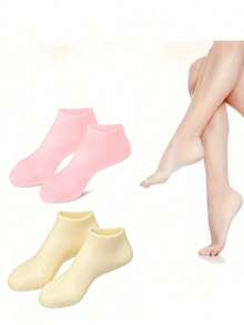 Silicone Foot Socks: Soft Material, Comfortable Fit, Reusable Soft Silicone Foot Covers, High Elasticity Foot Socks, Washable Silicone Foot Protection Covers - Multicolor - View 9