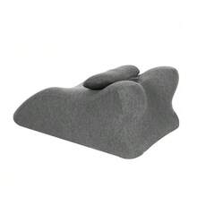Ergonomic Memory Foam Wedge Pillow For Sleeping, Heartburn And GERD Relief – Elevated Support Pillow For Back Pain, Post-Surgery Recovery And Reading - Grey - View 10
