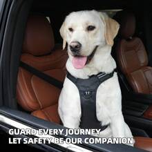 1680D Double-Strand PU Oxford Breathable Mesh Dog Tactical Harness, Same Color Dual Reflective Webbing Anti-Pull, Car-Use Short Leash Dual-Purpose With Built-In Handle, Multiple Colors Available, 4-45kg Large Dog Outdoor Walking And Travel Pet Harness - Multicolor - View 2