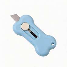 1pc Cute Bone Shape Mini Utility Knife, Portable Retractable Box Cutter, Small Letter Opener, Paper Cutter For Student Art Craft, Package Unboxing Tool, Pocket Wallpaper Cutting Knife - Pet Bone-shaped Opening Knife - View 15