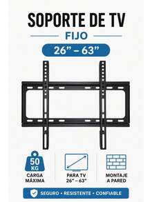 TV Mounts, Stands & Turntables - Black - View 1