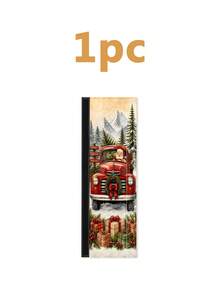 1/2Pcs Christmas Fridge Handle Covers, Santa Claus, Red Truck, Gift Box, "Merry Christmas" Pattern, With Hook And Loop, Suitable For Refrigerator, Oven, Microwave, Dishwasher, Christmas Holiday Kitchen Decor - View 8
