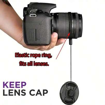 5/3pcs Lens Cap Lanyard/Anti-Loss Rope. Suitable For DSLR, Digital Camera, Mirrorless Camera, Instant Camera - Camera Accessories|Lens Accessories