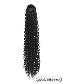30-Inch Long Wavy Drawstring Ponytail-A Stylish Hair Accessory For Autumn And Winter; Easy To Wear And Suitable For Daily Use Or Parties. - Multicolor - View 6