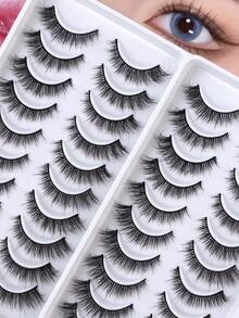 Thickened Natural Single Eyelashes, Suitable For Daily Makeup Use - Black - View 4