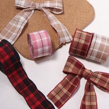 3 Yards/Roll 25mm Folded Edge Ribbon DIY Handmade Bow Hair Accessories Shoe Hat Decoration Polyester Webbing Gift Packaging Clothing Decoration Trim - View 7