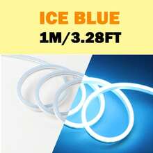 Acosh Neon 3AA電池供電 120LEDs/M 柔性霓虹LED燈條 霓虹繩燈 室內/室外 DIY 招牌裝飾燈條 - 藍色 - 查看 15