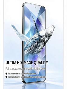 5Pcs HD Clear Hydrogel Screen Protector, Self Healing Flexible Soft Film Non Glass, Full Coverage Scratch Resistant Shatter Resistant Bubble Free Protective Film, Compatible With Motorola Moto Edge 70 60 50 40 Pro G85 G86 Series 10 11 9 8 7 6 Pro Series - Clear - View 4