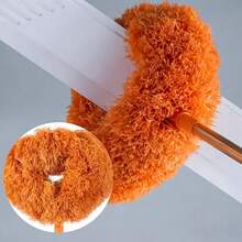 Ceiling Fan Duster With Telescopic Pole - Detachable Brush Head, Easy Cleaning - Suitable For RV And Home Use - C - View 2