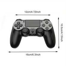 P4 Wireless Game Controller - Dual Vibration Function, 600mAh Long Battery Life, 6-Axis Motion Sensing, Touchpad, Headphone Jack, Compatible With P4/P4 Pro/P4 Slim - View 2
