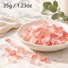 Watermelon Red Crushed Stones, Suitable For Fish Tank, Aquarium, Vase Filler, Jewelry Making, DIY Crafts, Holiday Birthday Gifts - Red - View 11