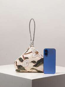 (隨機圖案)迷你手提包、亮片包、刺繡包、花卉流行、新穎包款、盛裝之夜、派對穿搭、舞會包、舞會配件、婚禮用品、優雅、禮品 - 彩色 - 查看 3
