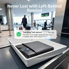 Smart Item Tracker Compatible With IOS Find My, Anti-Lost Locator With Location Sharing, Replaceable Battery And Sound Alert, Waterproof UWB Tracker, Android Silicone Device, Works With Find My, Suitable For Wallet, Keys, Luggage - Multicolor - View 5