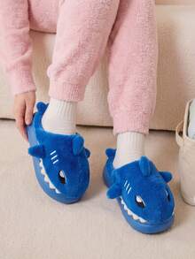 CYFMYD Ladies' Arch Support Slippers With EVA Plush Lining Cute Soft Comfortable Winter Home Shoes Anti Slip - Blue-gray - View 5