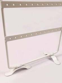 Earring Storage Display Rack, Suitable For Jewelry Organization, Vanity Storage And Jewelry Storage - White - View 4