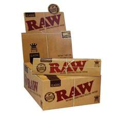 Avant أوراق لف RAW Classic بحجم King Size Slim، علبة أصلية 50 عبوة، جودة مضمونة - مشاهدة 4