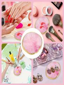 13Pcs Nail Art Brush And Dotting Pen Set, Nail Painting Drawing Brushes, Nail Art Palette For Nail Design - Multicolor - View 8