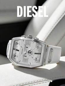 Diesel DZ9050 Men's Gift Watch, Multi-Time Zone Function, 3BAR Water Resistant Fashion Watch - Silver - View 2