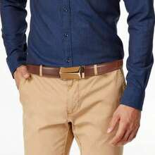Ratchet Belt For Men - Adjustable Automatic Buckle, Versatile Casual Business Style, Durable Alloy Buckle, Easy To Wear And Suitable For Any Occasion - DP64 65 - View 11