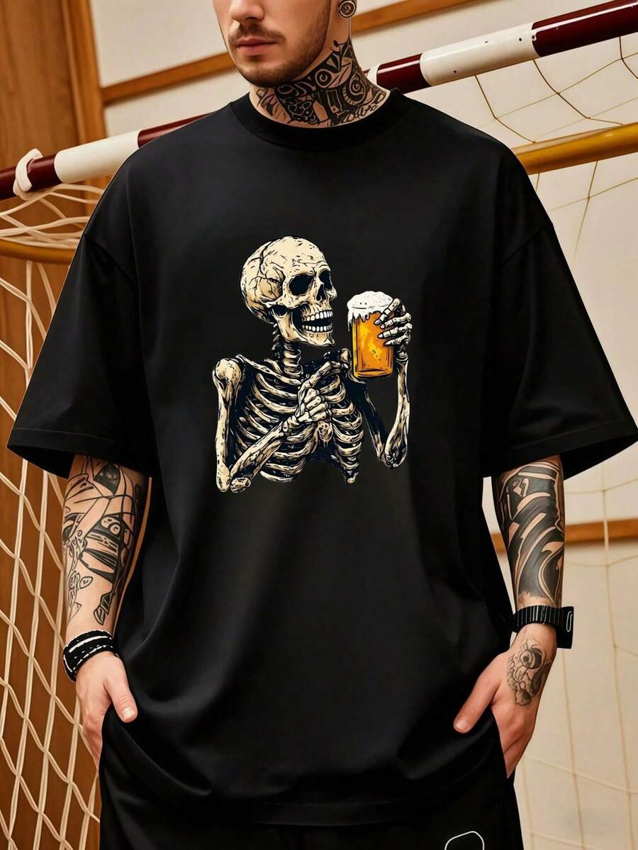 Men T-Shirts - Black - View 1