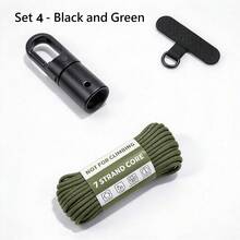 Tali Paracord Poliester Kekuatan Tinggi 30m/Inti 7 Untai 1181,1 Inci, Tali 4mm, Kekuatan Tarik 249,48KG, Cocok Untuk Kerajinan DIY, Berkemah, Pakaian, Dekorasi (Tidak Cocok Untuk Terjun Payung Dan Olahraga Ekstrem Lainnya) (Tersedia Dalam Set) - Putih - View 25