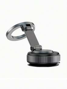 Magnetic Car Phone Holder, Ultra-Strong Vacuum Suction Cup Phone Mount, Zinc Alloy 360° Rotatable, Extendable And Foldable Base, Suitable For Dashboard, Windshield, Desktop, One-Hand Operation, Anti-Shake Grip, Includes 1 Cleaning Cloth, Universal Fit For 4-7 Inch Smartphones - Multicolor - View 7
