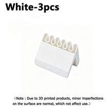 3/1pc 3D Printed Desktop Cable Organizer Multi-Slot Charging Cable Holder USB Wire Management Stand Desk Edge Cable Storage Rack Suitable For Home Office Convenient For Organizing Data Cables And Charging Cables Keeping The Desktop Tidy - Multicolor - View 10